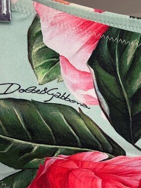 Dolce & Gabbana Floral Swimwear in Pink, Green, Cream